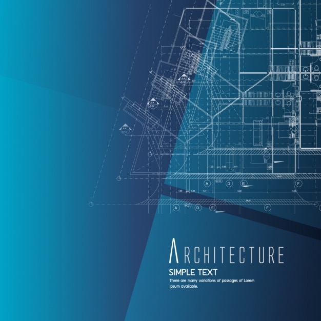 Free vector architecture background design