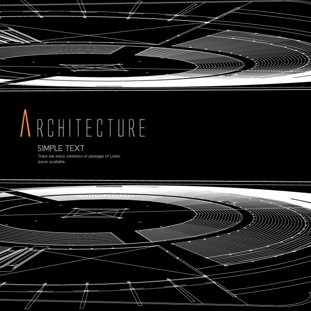 Free vector architecture background design