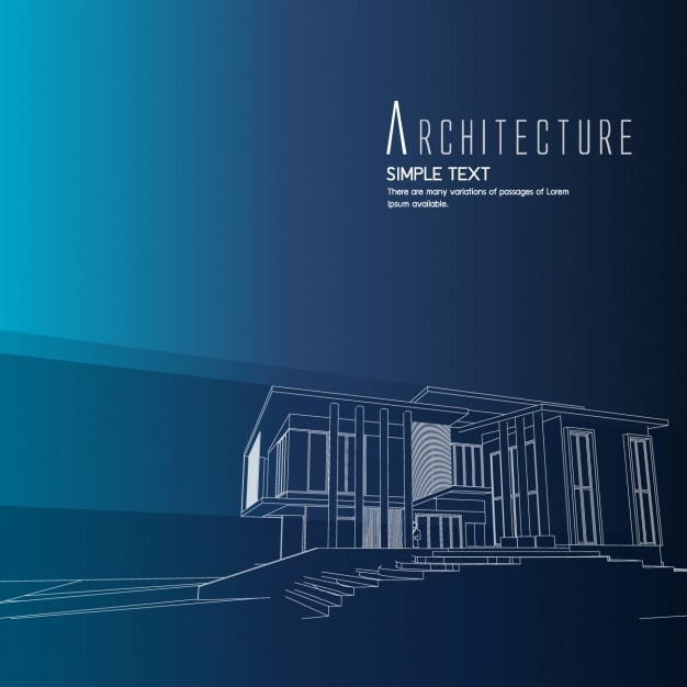 Vettore gratuito design architettura di sfondo