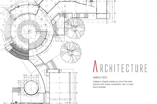 Design architettura di sfondo