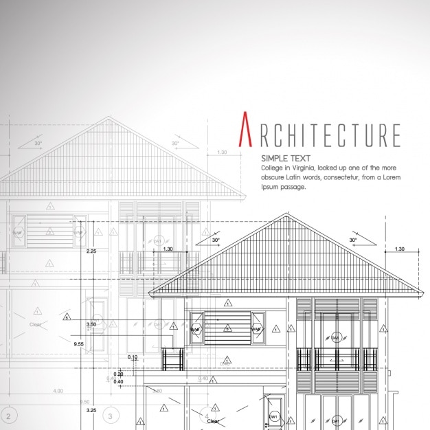 Free Vector architecture background design