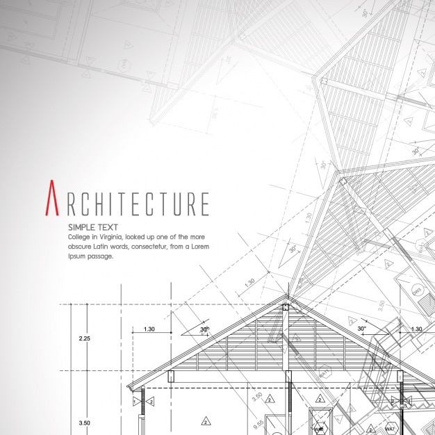 Free vector architecture background design