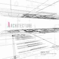 Free vector architecture background design