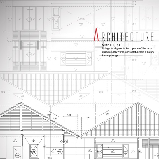 Vettore gratuito design architettura di sfondo