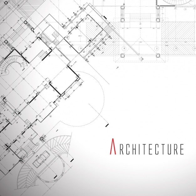 Vettore gratuito design architettura di sfondo