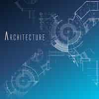 Free vector architecture background design