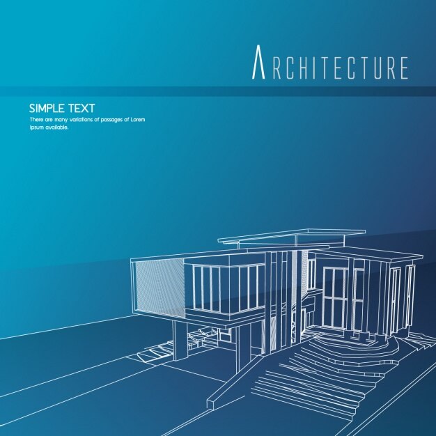Free Vector architecture background design