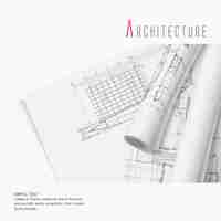 Free vector architecture background design