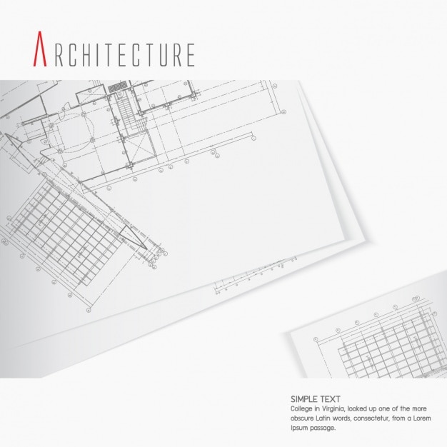 Free vector architecture background design