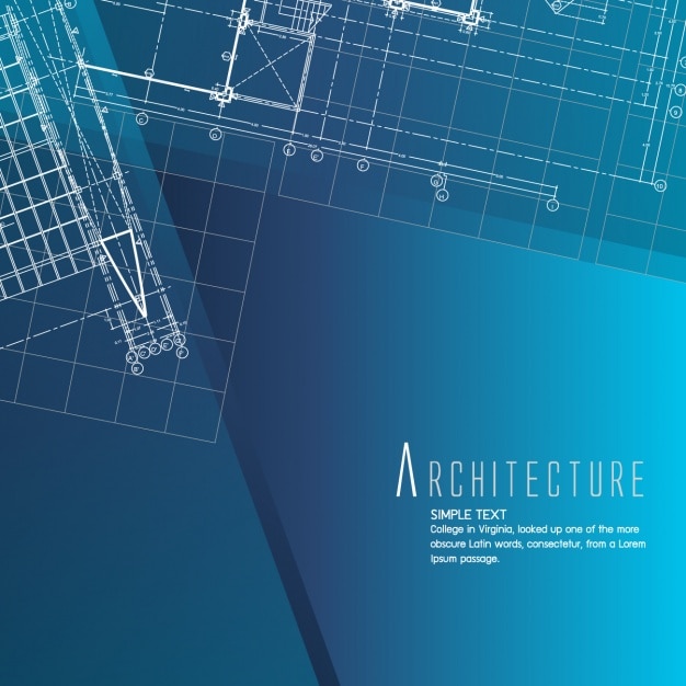 Free vector architecture background design