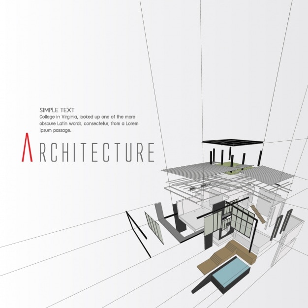 Free Vector architecture background design