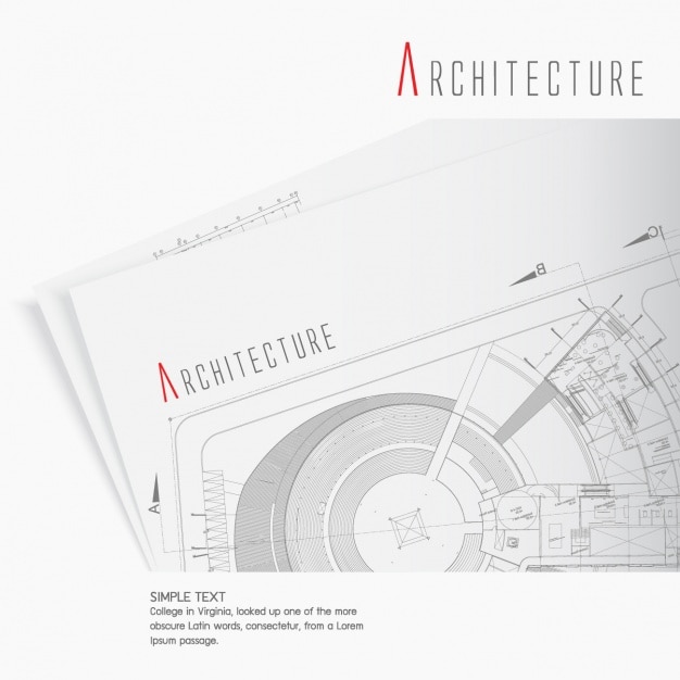 Free vector architecture background design