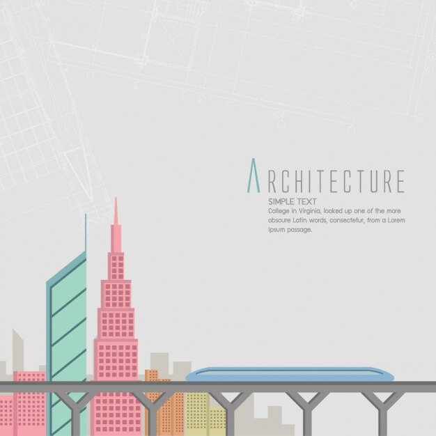 Free Vector architecture background design
