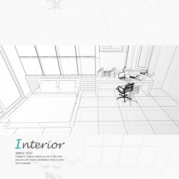 無料ベクター アーキテクチャの背景デザイン