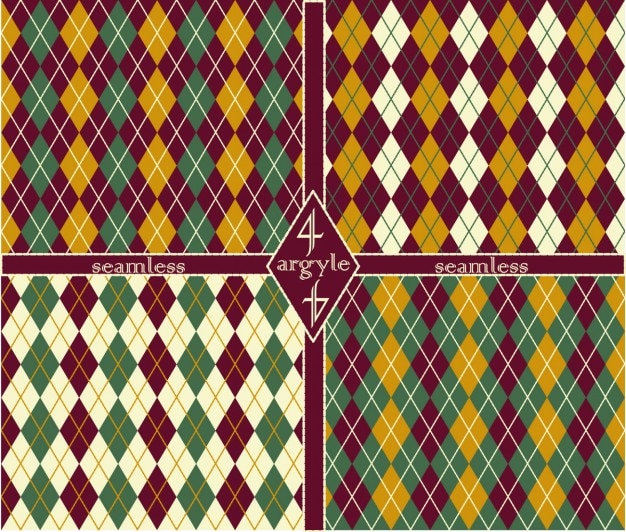 Collezione modelli argyle