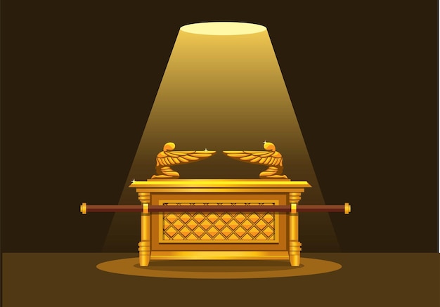 Ark of the covenant religion illustration vector