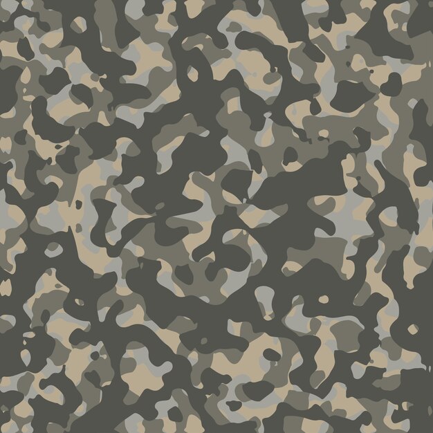 Army camouflage vector seamless pattern Texture military camouflage repeats seamless army Design Vector background