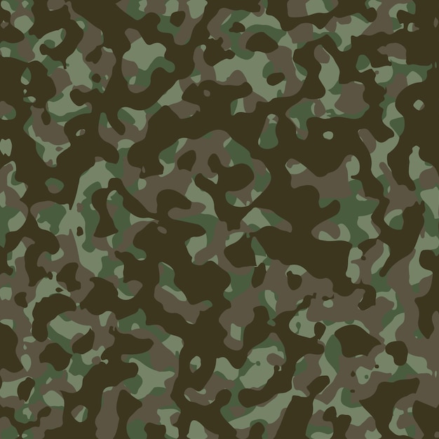 Army camouflage vector seamless pattern texture military camouflage repeats seamless army design vector background