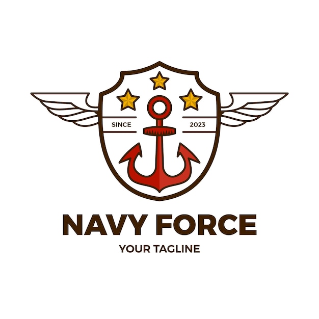 陸軍のロゴのテンプレート デザイン