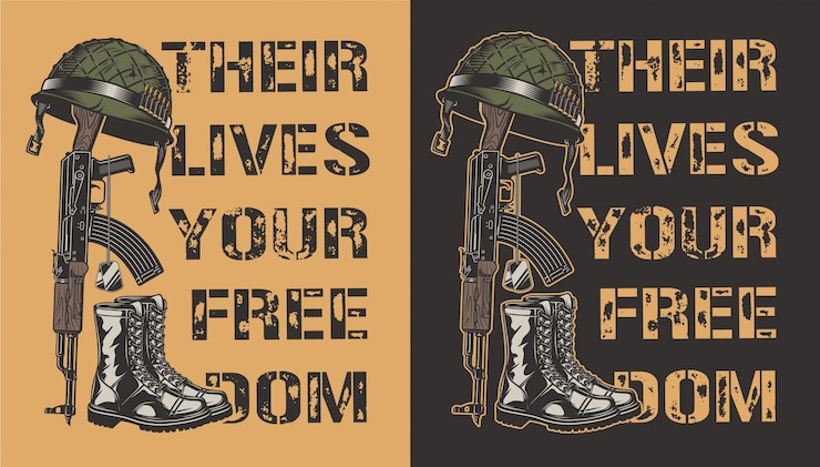 Free Vector army motivational poster