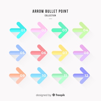 Arrow bullet point collection