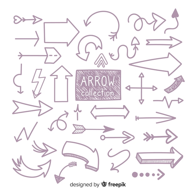 Free vector arrow collection