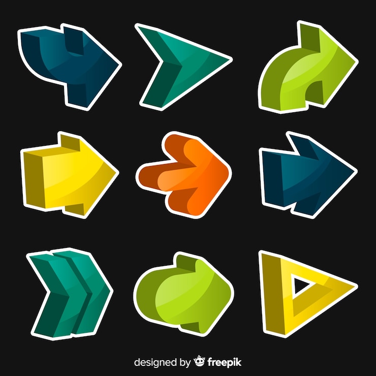 Free Vector arrow collection