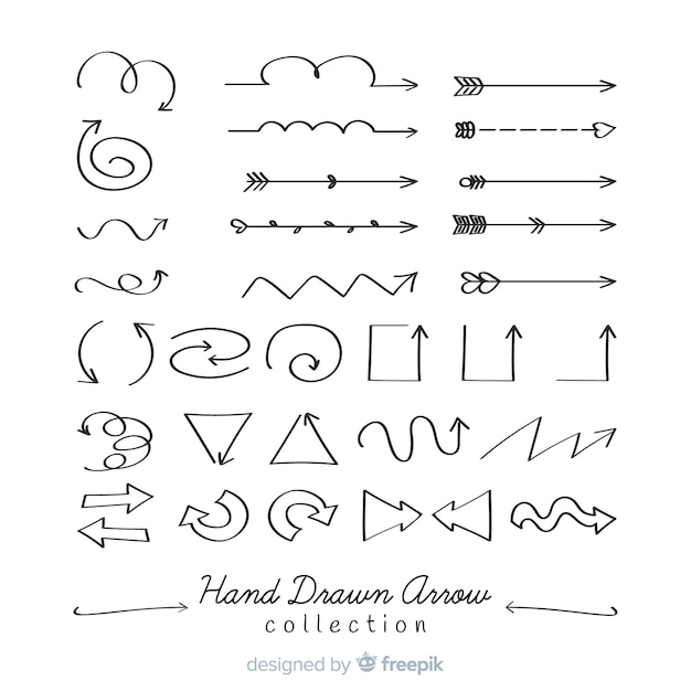 Free vector arrow collection