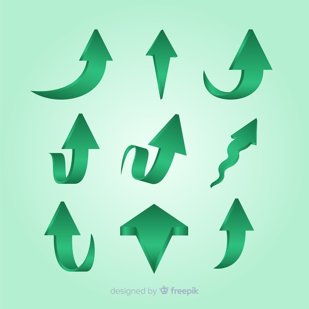 Free vector arrow collection