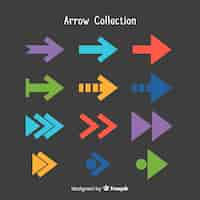 Free vector arrow collection