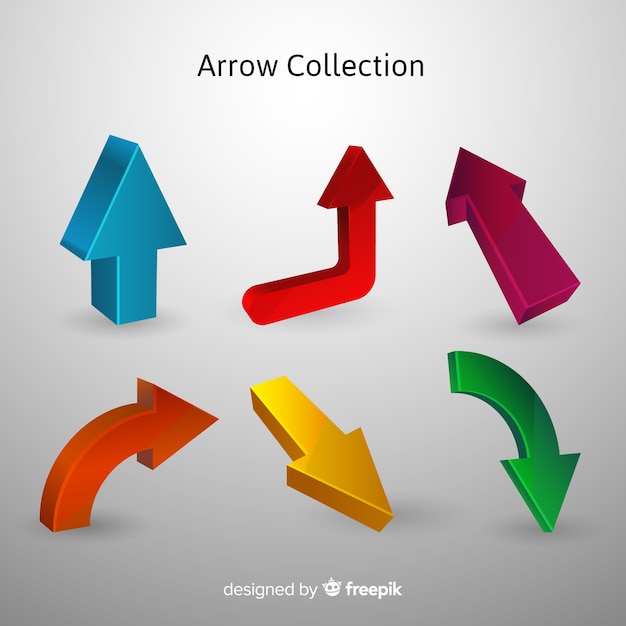 Free vector arrow collection