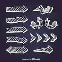 Free vector arrow collection