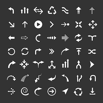 Arrow icon set