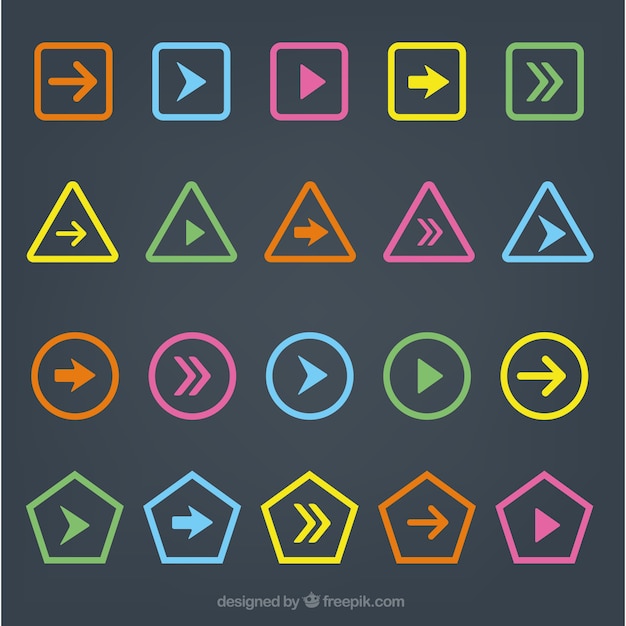 Arrow icons