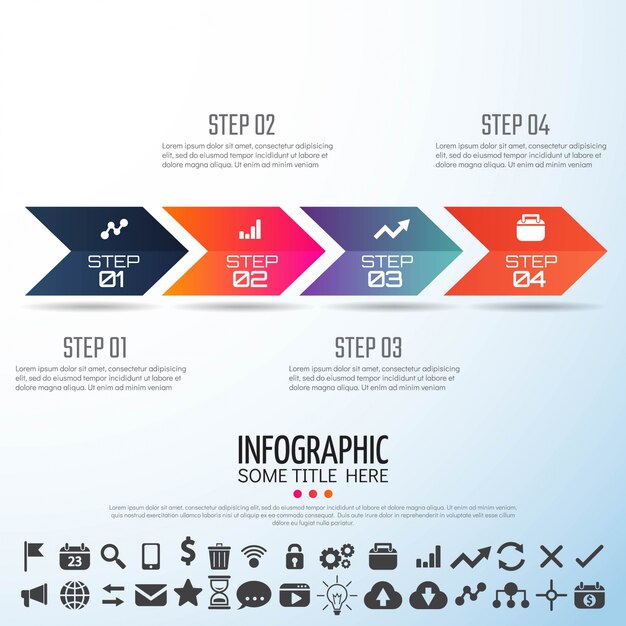 Arrow Infographics Design Template