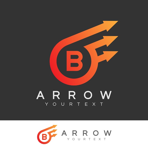 Download Free Arrow Initial Letter B Logo Design Premium Vector Use our free logo maker to create a logo and build your brand. Put your logo on business cards, promotional products, or your website for brand visibility.