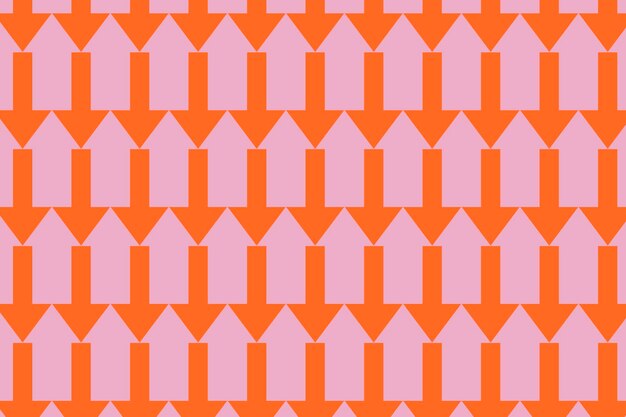 矢印パターンの背景、ピンクの抽象的な、カラフルなデザインベクトル