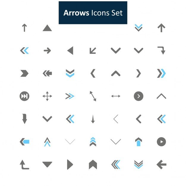 Arrows icons collection