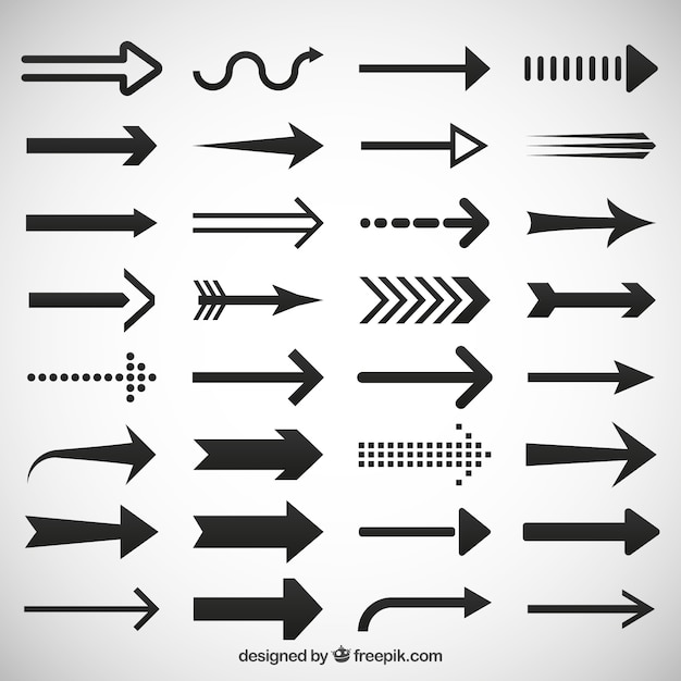 Arrows icons set