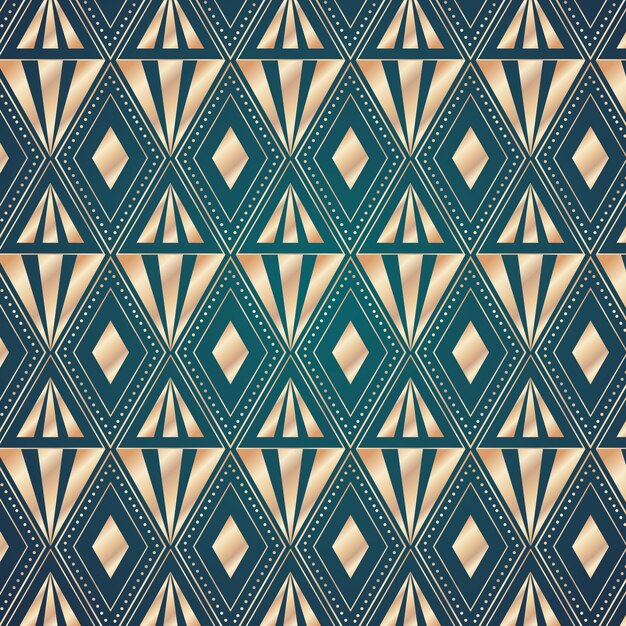 Art deco elegant gradient pattern