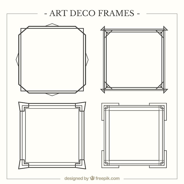 Telai art deco pacco