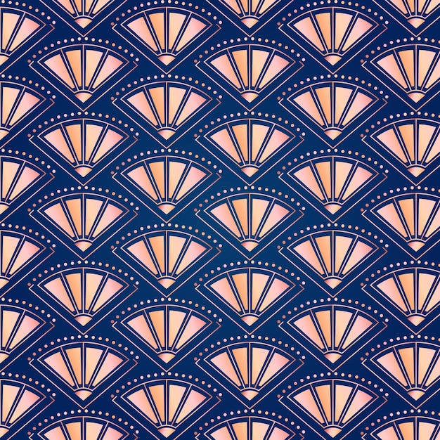 Art deco gradient premium pattern