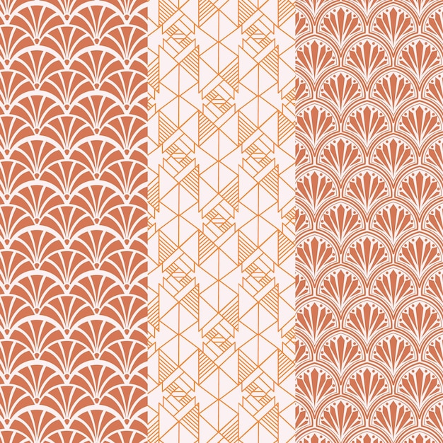 Art deco pattern collection