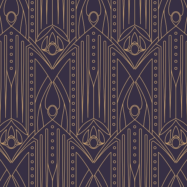 Art deco pattern design