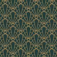 Free vector art deco pattern design