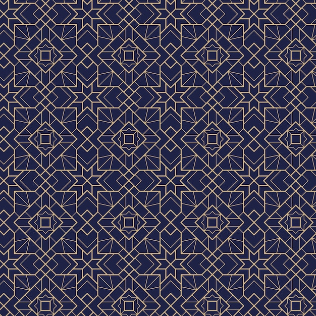 Free vector art deco pattern design