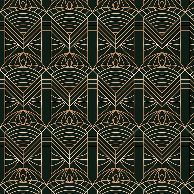 Art deco pattern design