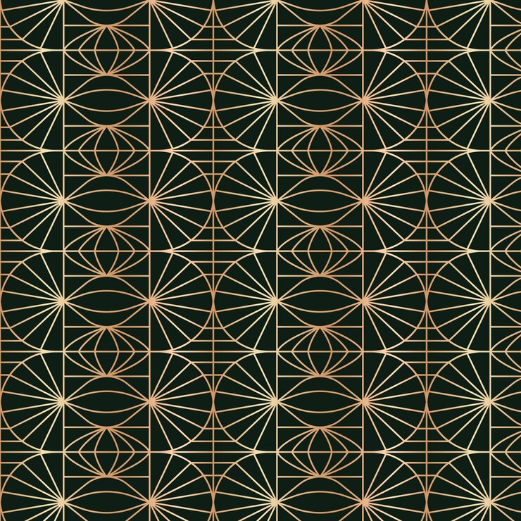Free Vector art deco pattern design
