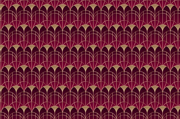 Art deco pattern design