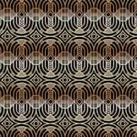 Free vector art deco pattern design